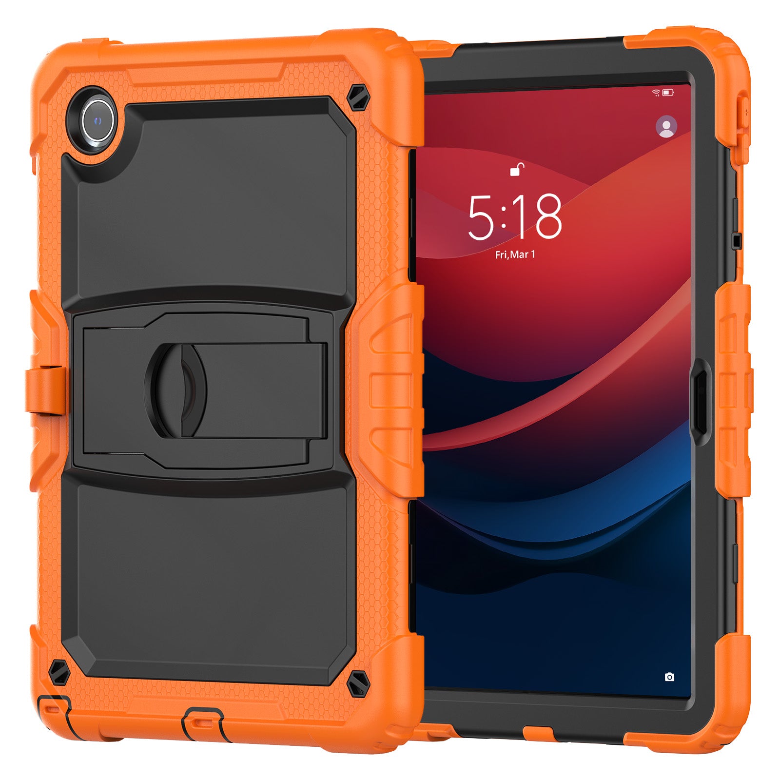 For Lenovo Tab M11 / Xiaoxin Pad 11 2024 TB-330FU / TB-331FC Case PC+Silicone Kickstand Tablet Cover with Strap For Lenovo Tab M11 / Xiaoxin Pad 11 2024 TB-330FU / TB-331FC Case PC+Silicone Kickstand Tablet Cover with Strap